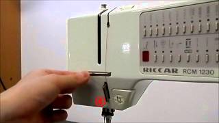 RCM1230 上糸セット手順（小ボビン）