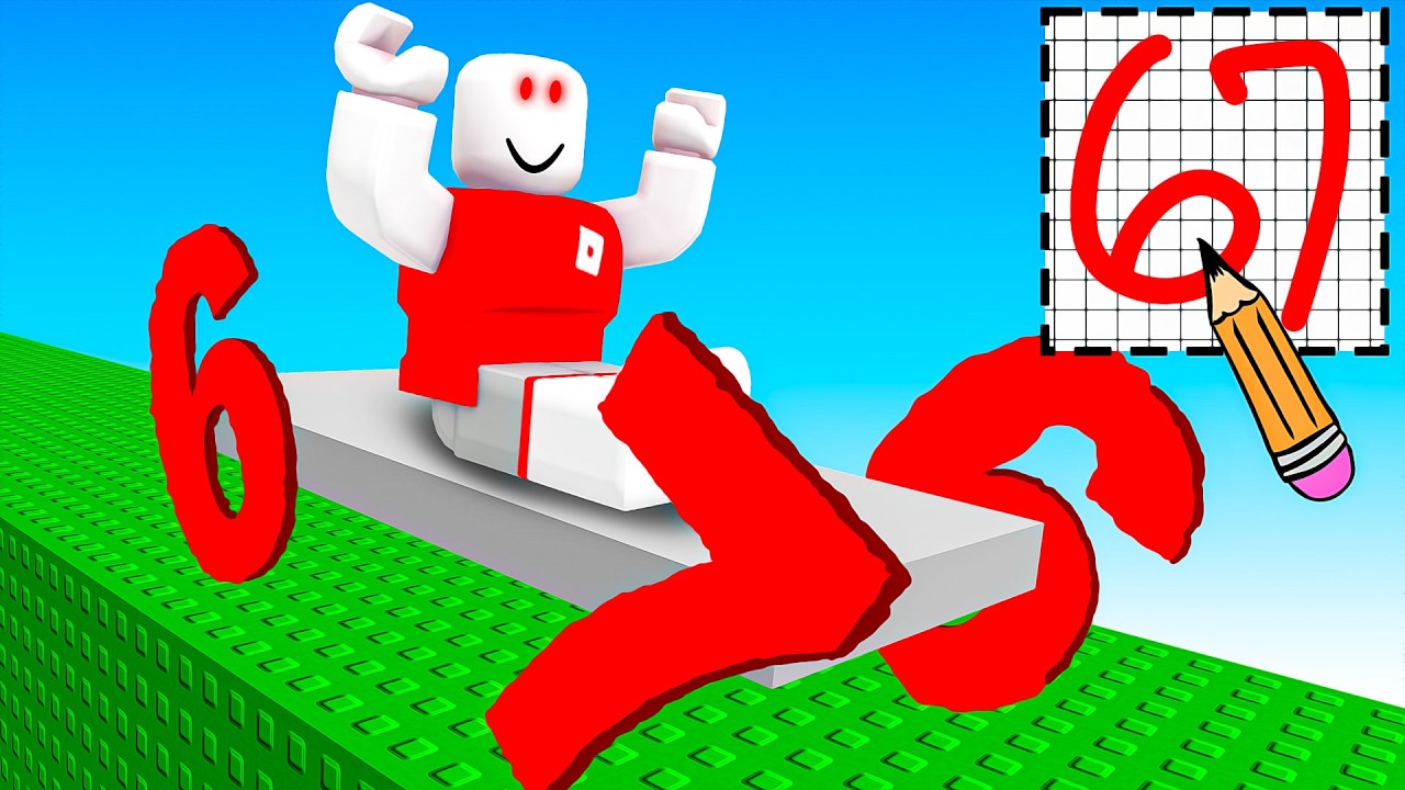 Roblox НАРИСУЙТЕ колеса, чтобы СБЕЖАТЬ!