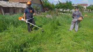 Stihl fs 560 c-em & Husqvarna 545 rx,with Vlad Roman