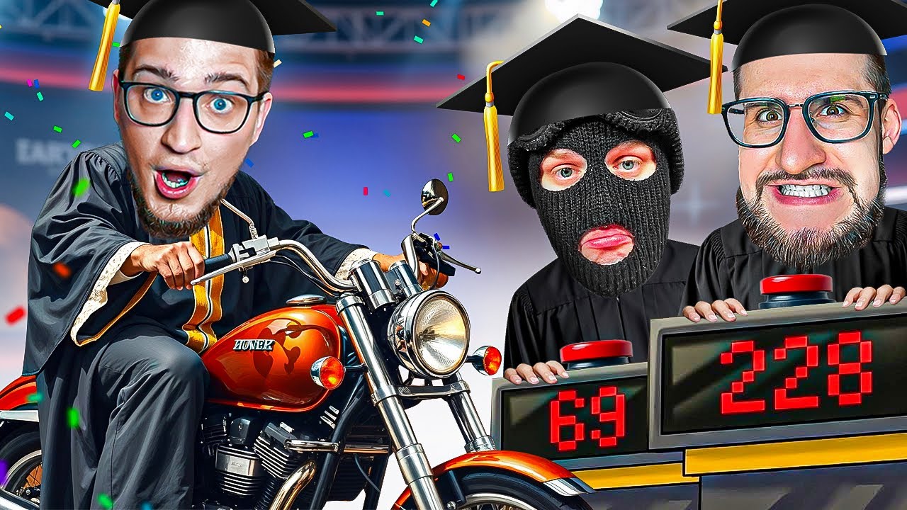 Я ВЫИГРАЛ МОТОЦИКЛ?! СТАЛ ПРОФЕССОРОМ В ИНТЕЛЕКТУАЛЬНОЙ ВИКТОРИНЕ! Я ВУНДЕРКИНД! (FIZZQUIZ)