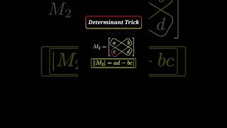 Determinant Trick in 18 Seconds | Matrix Shortcut for Exams