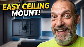 Installing ONN 26 to 65 Inch Full Motion Ceiling TV Mount