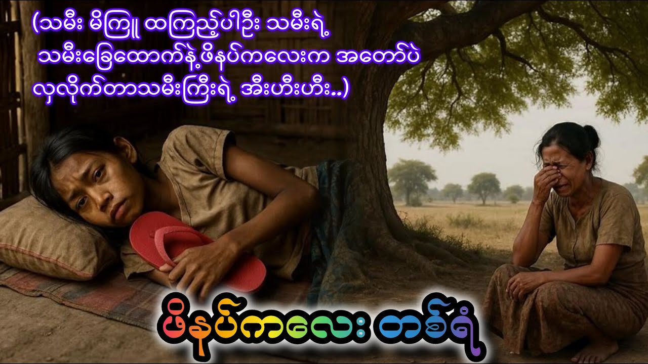 ဖိနပ်ကလေးတစ်ရံ (ရင်နင့်ဖွယ် ဇာတ်လမ်း) .စာရေးသူ.ဆောင်းမာန်ဝင့်အောင် (တောင်ကြီး)