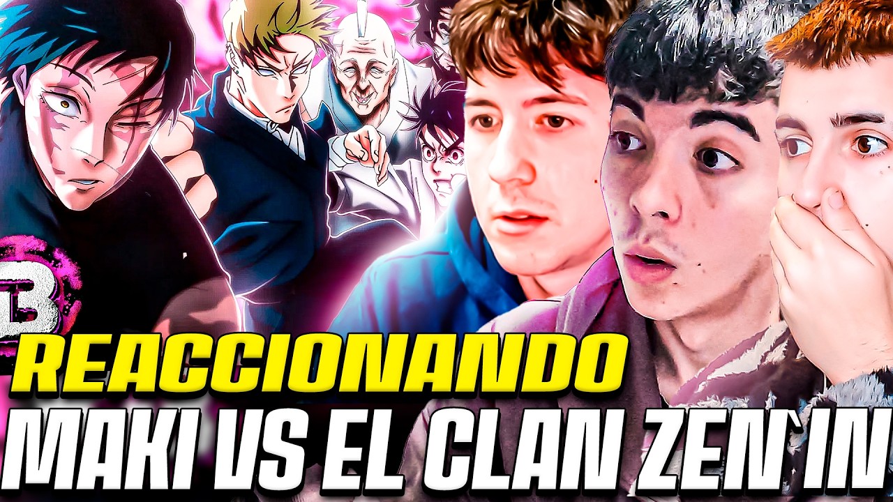 REACCIONANDO AL RAP DE MAKI VS CLAN ZEN`IN| JUJUTSU KAISEN| CON @KaliseXtra @Pablitinho| KBALLERO