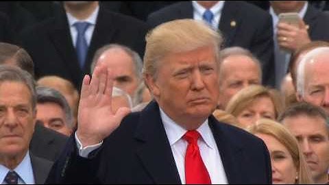 Donald Trump jura su cargo como presidente de EEUU