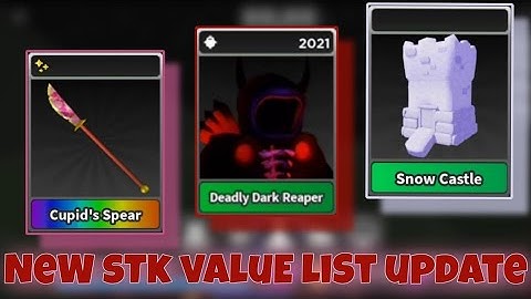 NEW STK VALUE LIST UPDATE | Survive the killer