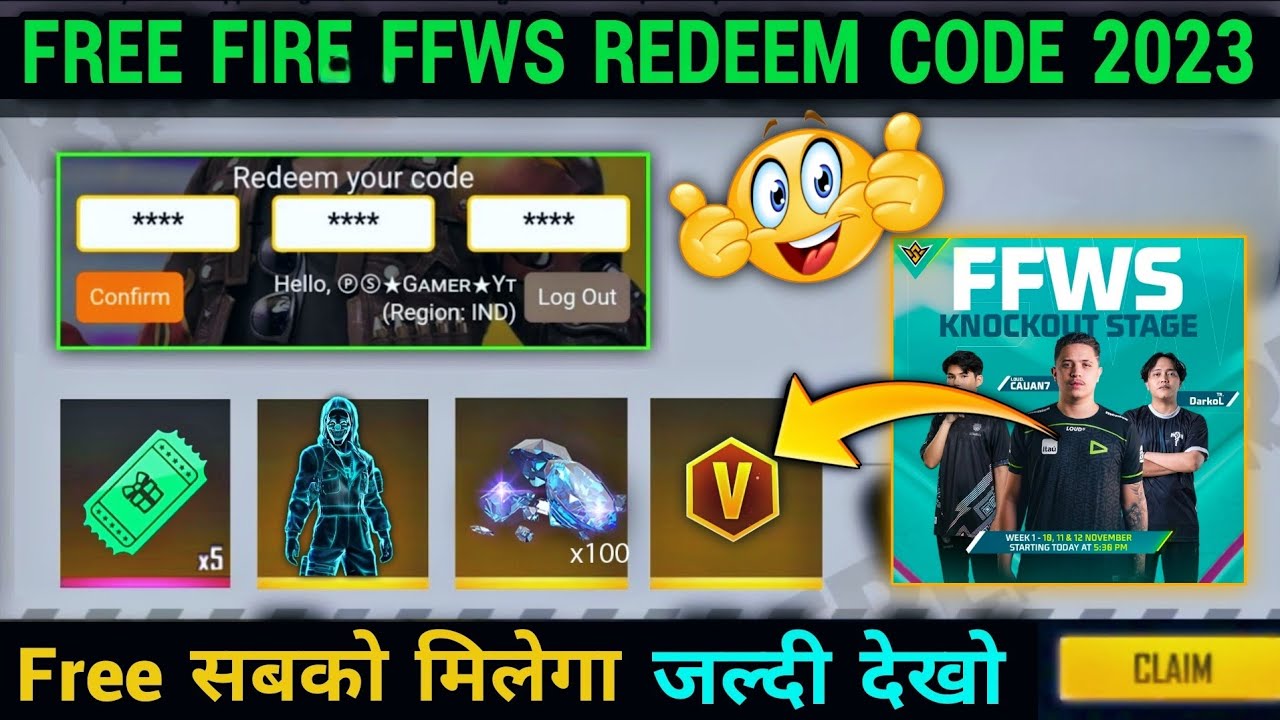 Garena Free Fire Redeem Codes November 9: Win Exciting Free