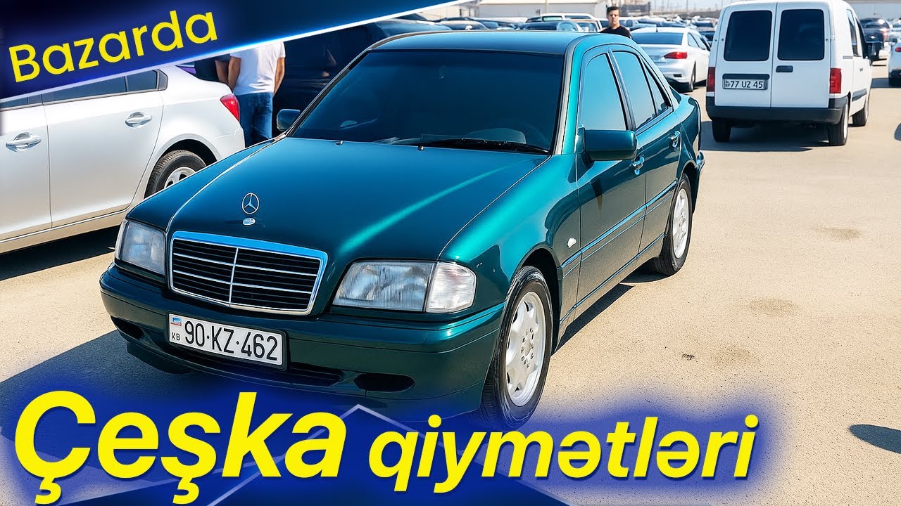 W202 Çeşka Mercedeslərin bü həftəyə olan qiymətləri Sumqayıt maşın bazarından yeni video @masinbaz