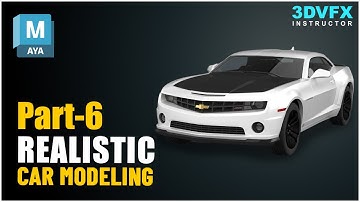 Car Modeling in Maya #camaro part-6
