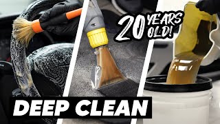 20 Year Old Ford Focus DEEP CLEAN - Interior Auto Detailing