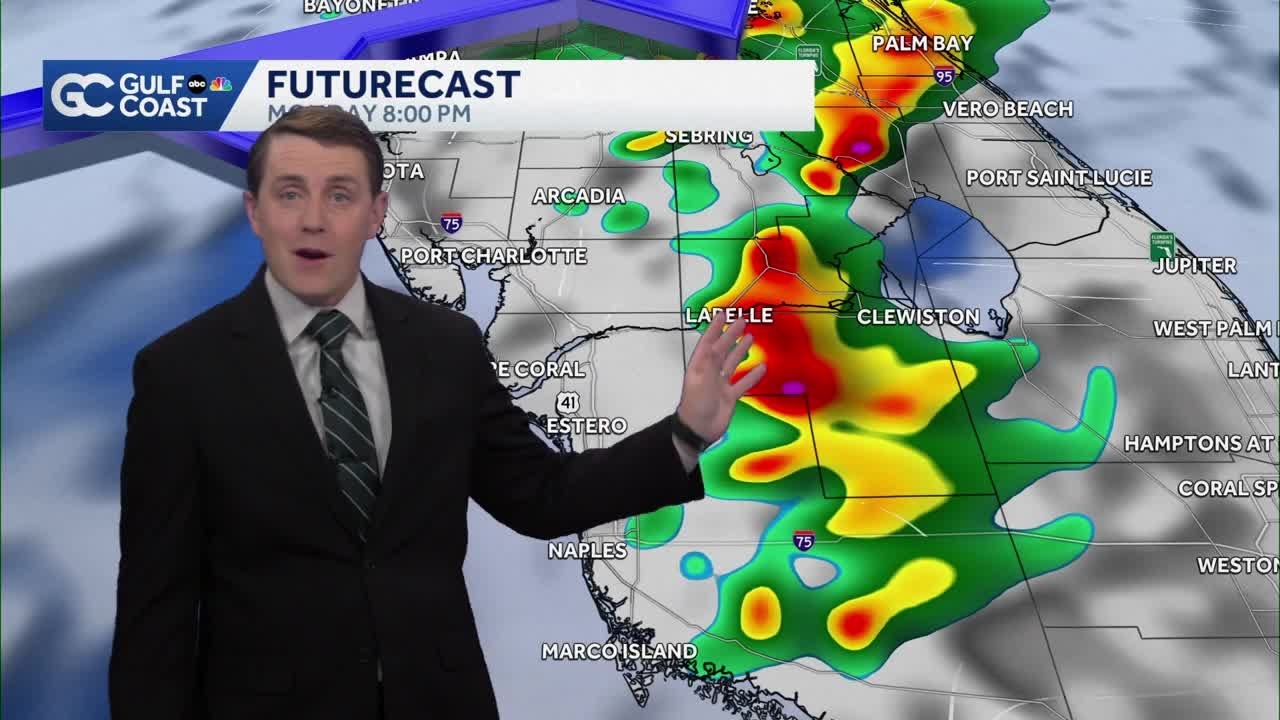 Soggy stretch for the Gulf Coast this week - YouTube