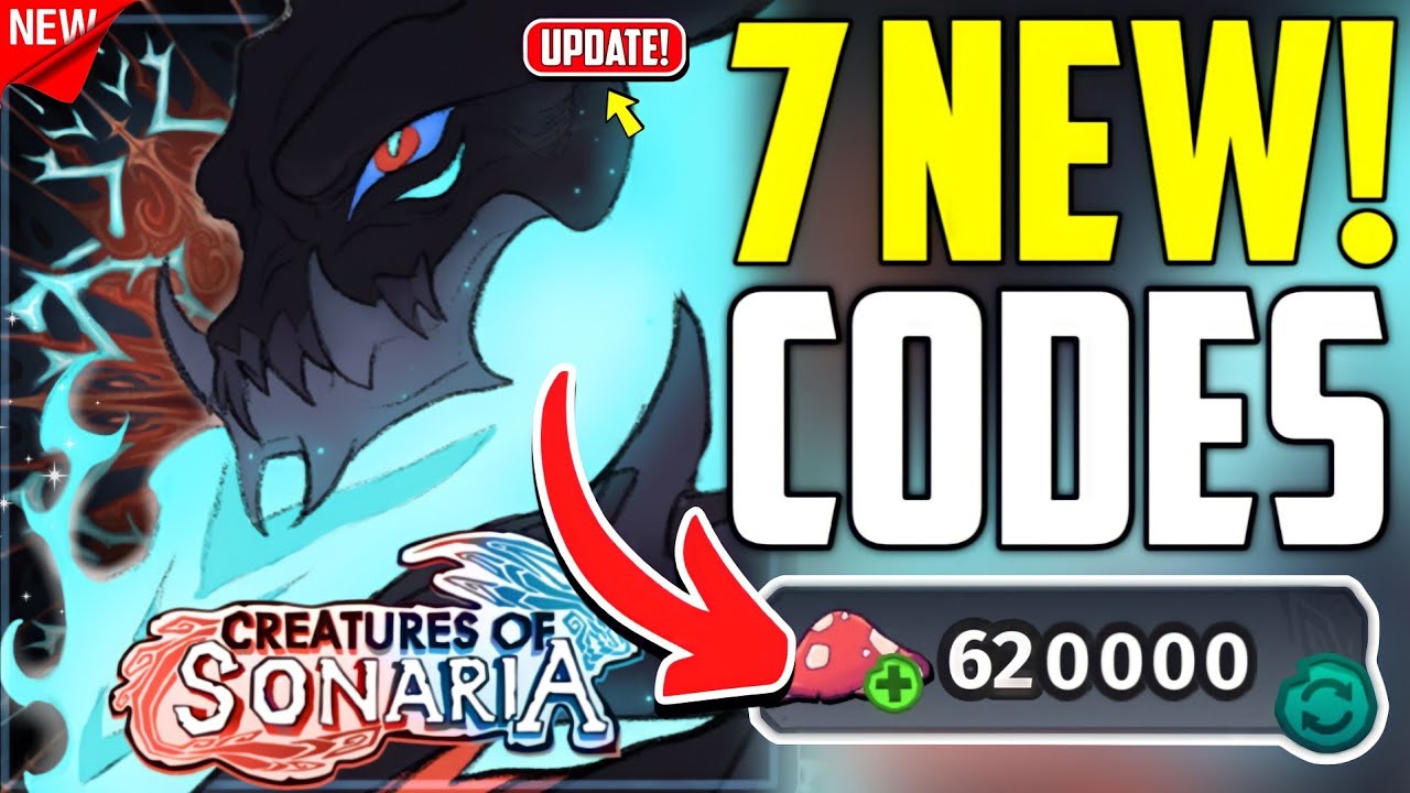 Roblox Creatures of Sonaria Codes (December 2023) - Touch, Tap, Play