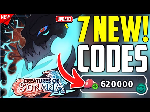 Roblox Creatures of Sonaria Codes (December 2023) - Touch, Tap, Play