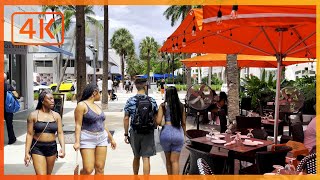 Miami Beach 4k LINCOLN ROAD Mall Walking Tour 🌴 Walking Virtual Tour