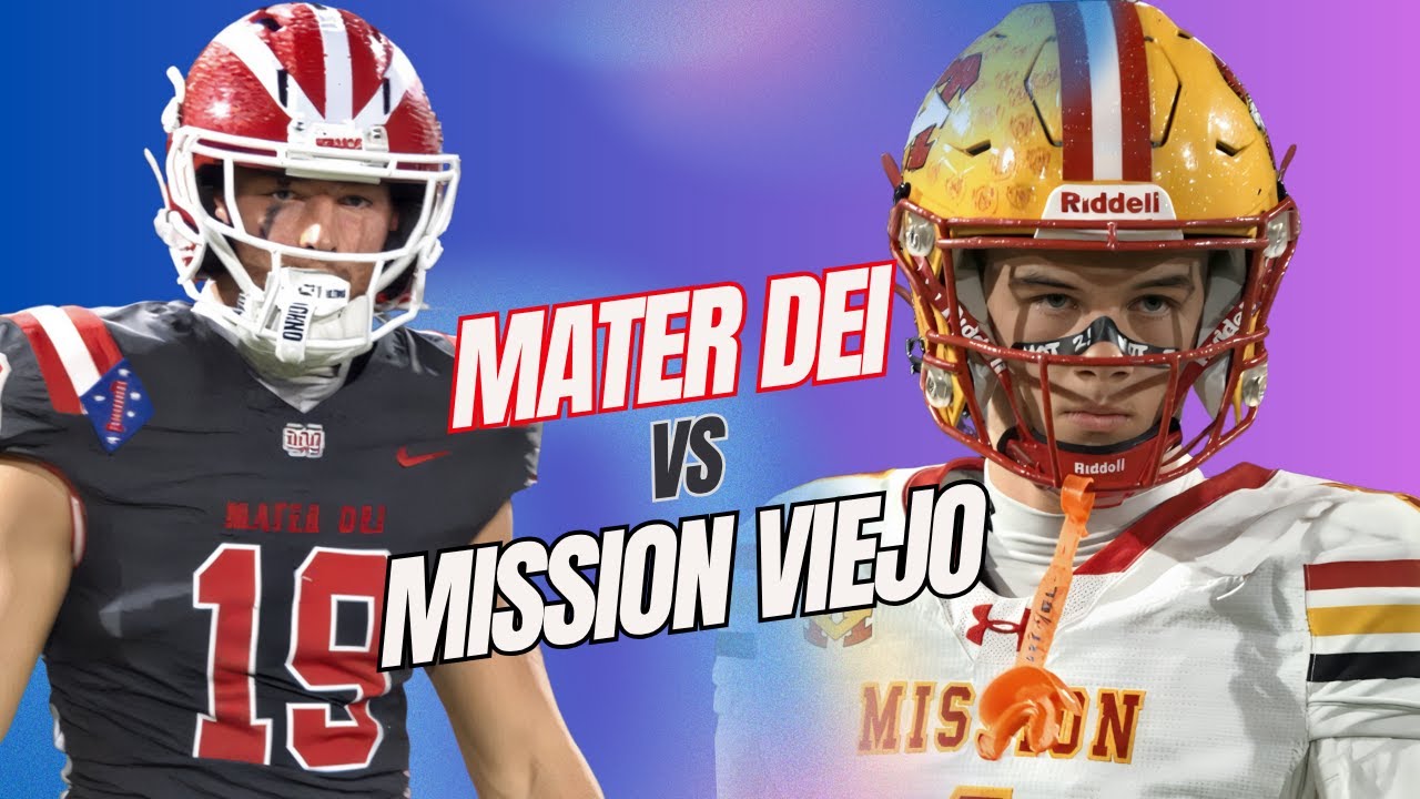 🚨#6 Mater Dei vs Mission Viejo | 🎥🔥 CALIFORNIA FOOTBALL!!  CIF Round 1 Showdown