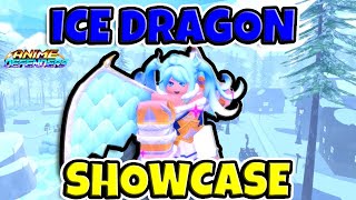 Ice Dragon Showcase | Anime Defenders