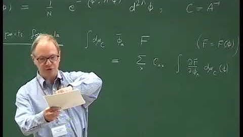 Prof. David Brydges | Statistical mechanics of phase transitions (2)