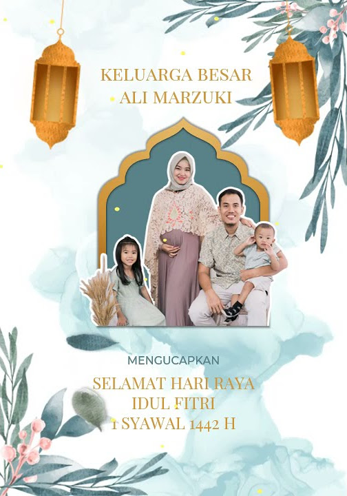 Video ucapan lebaran 2021 | ucapan idul fitri 1442 H | desain 036