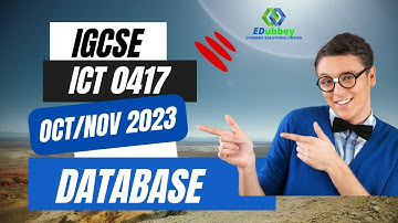 ICT IGCSE Oct/Nov 2023 Paper 2 - Database #igcse #ict #0417
