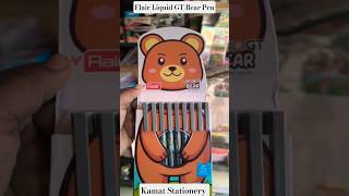 Flair Liquid GT Bear Pen 🐻 | Perfect for Students#shorts #rollerpen#pandapen#inkpen#stationery#viral