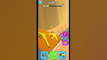 🥹 Shape-shifting Funny Race Gameplay New hyper casual    🥴 games level 311 #shorts #gameplay