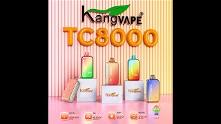 Kangvape TC8000 with Battery & Eliquid Display Screen ,with Temperature Control Tech Disposable Vape