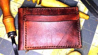 Inside Out Leather Wallet Prototype / DiResta style video experiment