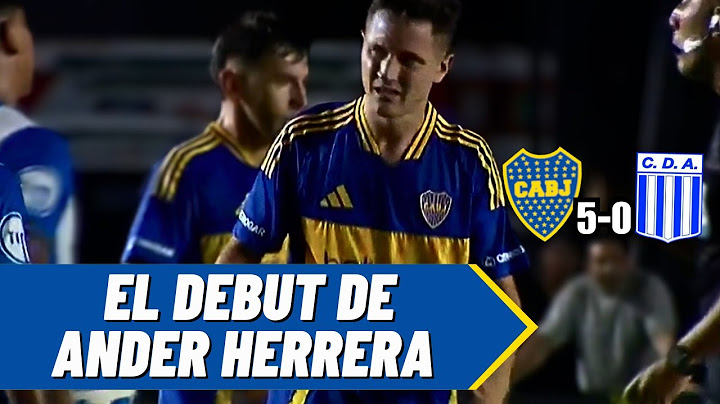 EL DEBUT de ANDER HERRERA en BOCA JUNIORS | COPA ARGENTINA