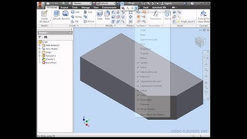 How to apply materials to your models #1 - AutoDesk Inventor tutorials (studio)