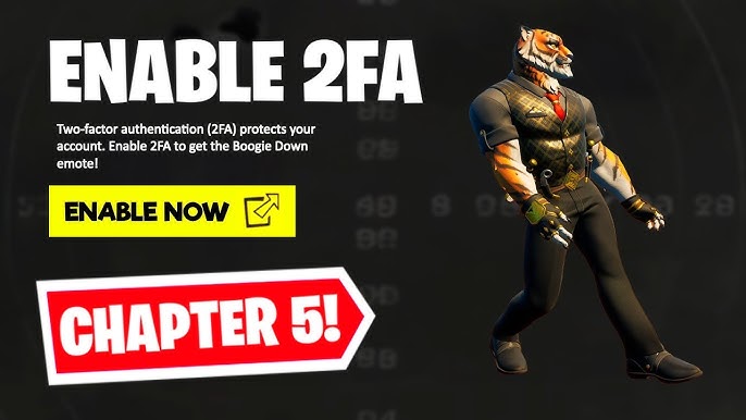 How to ENABLE 2FA FORTNITE (EASY METHOD) (FREE EMOTE) 