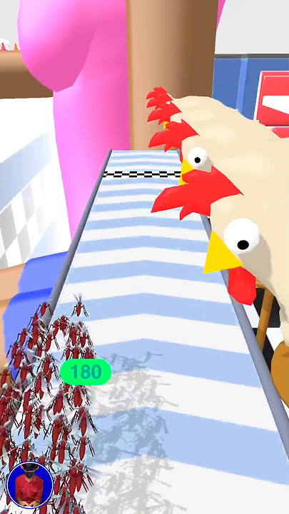 OMG! CHICKEN ATTACKED THE MOSQUITO! PLZ HELP 3D! 😱🦟 #gaming #shorts #shortfeed #viralshorts