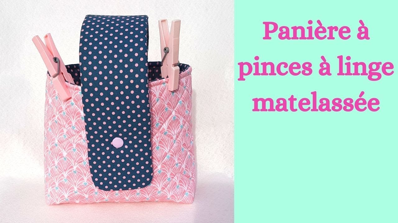 Sac pour pinces à linge, Tuto couture