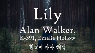 [가사 해석/발음] Alan Walker(알렌 워커), K-391, Emelie Hollow - Lily [한글/자막/번역/lyrics] #1