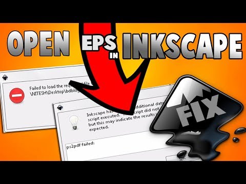 วีดีโอ: ฉันจะแก้ไข EPS ใน Inkscape ได้อย่างไร