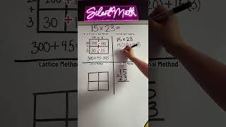 Four Ways to Multiply: Partial Products, Distributive Property, Lattice Method, Traditional Multi
