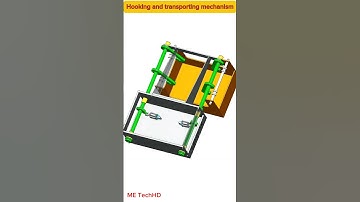 Hooking and transporting mechanism #design #machine #solidwork #cad