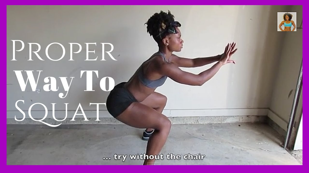 proper squat form proper squat form