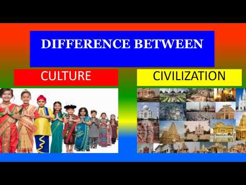 ვიდეო: რით განსხვავდება ცივილიზაცია და კულტურა?