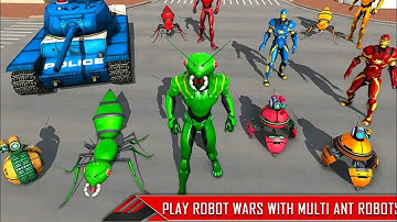 Ant Robot Car Transform : Car Robot Game (Part 2) - Android Gameplay | Mobil Robot Semut