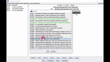 Logic 2010 Demo: Unit 5 SP Predicate Symbolization