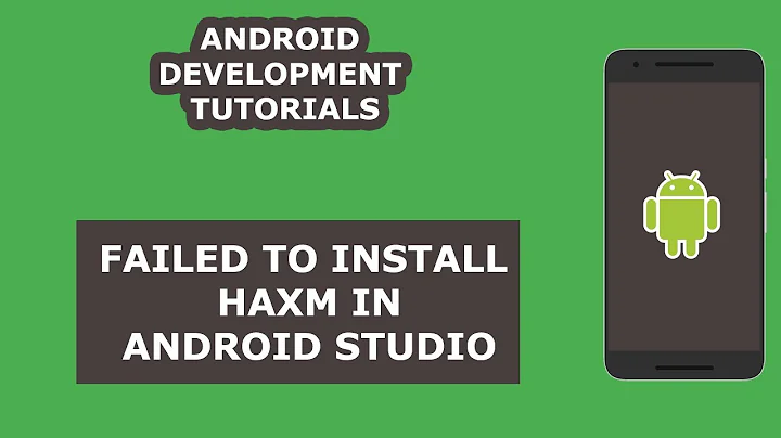 Android Development Tutorial for Beginners - 03 - Error Failed to Install HAXM in Android Studio