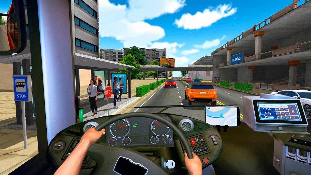 Bus Driver Simulator  1 раз  обучение  СТРИМ