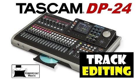 Tascam DP24/DP32 Digital Portastudio: Track Editing