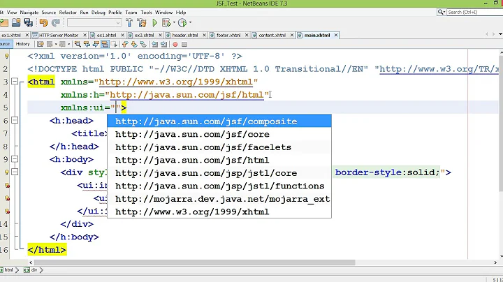 JSF Session 4: JSF Facelets Tags