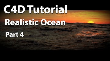 Realistic Ocean Tutorial in Cinema 4D using HOT4d Part 4 - Infinite Ocean