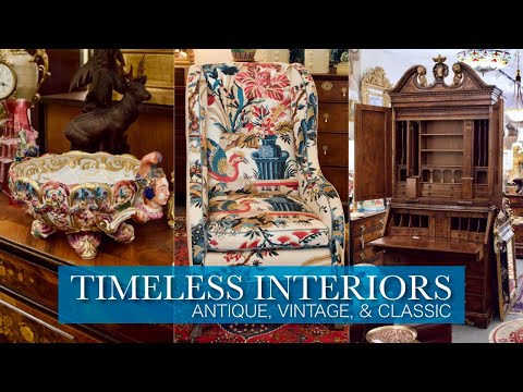 CLASSIC LUXURY ♥️ Antiques Vintage Furniture Decor Elegant Shop Tour 2023 Home Interior Design