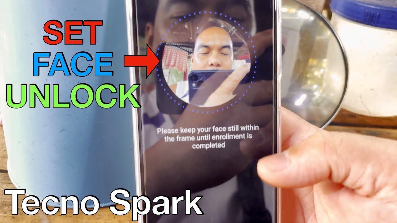 How to Set Face Unlock on Tecno Spark GO 1S