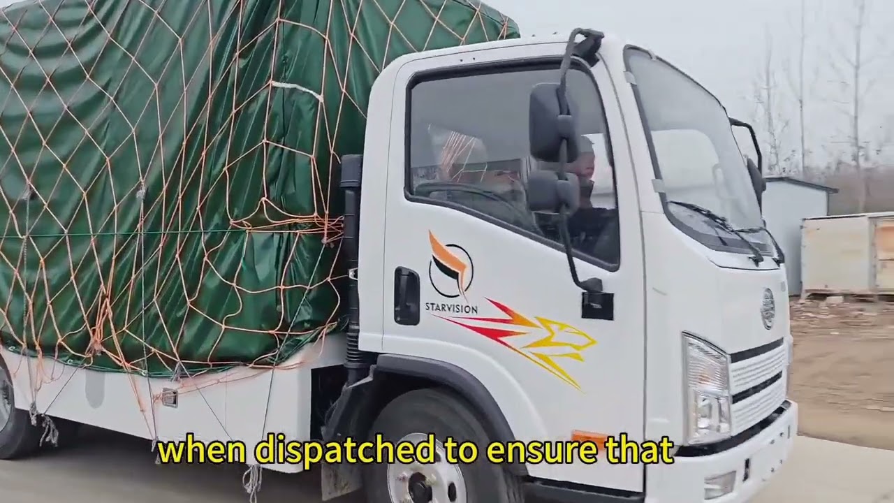 The waterproof rain cover for the LED advertising vehicle is ready for shipment!