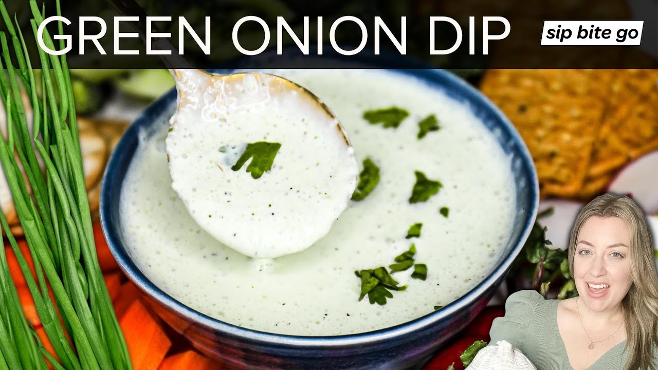 Green Onion Dip With Greek Yogurt And Jalapeños YouTube