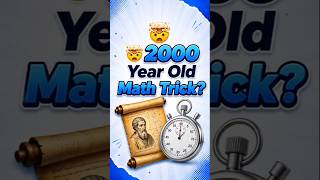 😱 🤯 This 2000-Year-Old Maths Trick Still Works in Exams! ⚡ #shorts